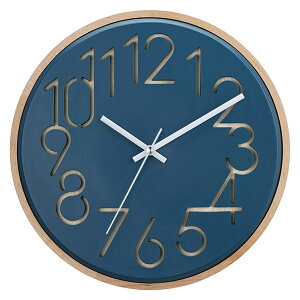 NOKKA WALL CLOCK NAVY@imbJ EH[ NbN lCr[j CL-4341NV yz y|Cg10{z yIFz