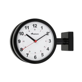 【ダルトン DULTON】 DOUBLE FACE CLOCK 170D BLACK　（ダブルフェイスクロック 170D ブラック） S624-659BK 【送料無料】