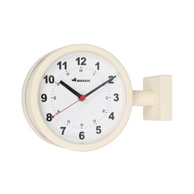 【ダルトン DULTON】 DOUBLE FACE CLOCK 170D IVORY　（ダブルフェイスクロック 170D アイボリー） S624-659IV 【送料無料】