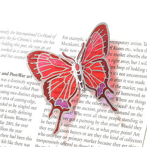 BUTTERFLY MAGNET S RED@io^tC }Olbg S bhj