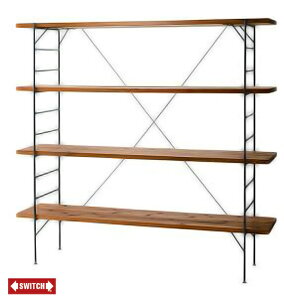 【SWITCH】 LADDER SHELF BROWN (スウィッチ ラダー シェルフ ブラウン) 【送料無料】 【SWP10B】