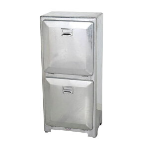 y_g DULTONz TRASH CAN DOUBLE DECKER GALVANIZED@igbVJ _ufbJ[ KoiCYhj 100-133gv yz yP10B-DTz