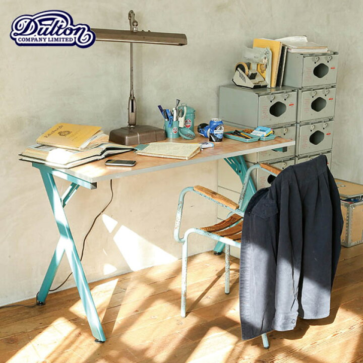楽天市場】【ダルトン DULTON】 WORKING DESK BLUE （ワーキング 