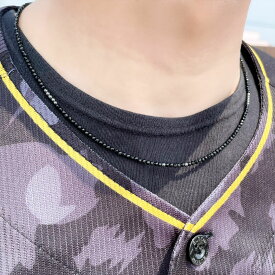 【キラキラがハンパない】ヘマタイト 64面カットオニキス 磁気 ネックレス jn24 健康 パワーストーン ブラッククラスプ仕様 有名人 プロスポーツ選手も愛用する 金属アレルギー対応 ステンレス アクセサリー 誕生日 プレゼント ギフト 贈り物 誕生日 プレゼント 京海堂