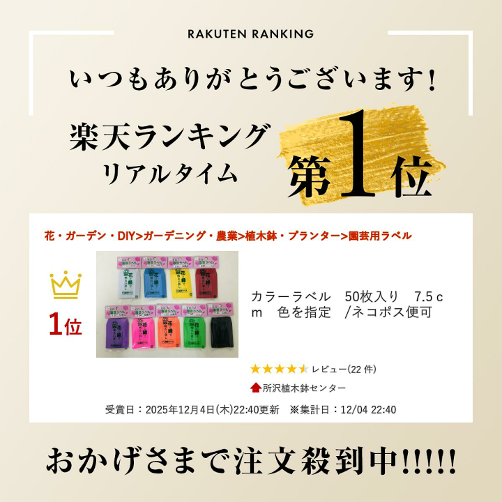楽天市場】カラーラベル 50枚入り 7.5cm 色を指定 /ネコポス便可