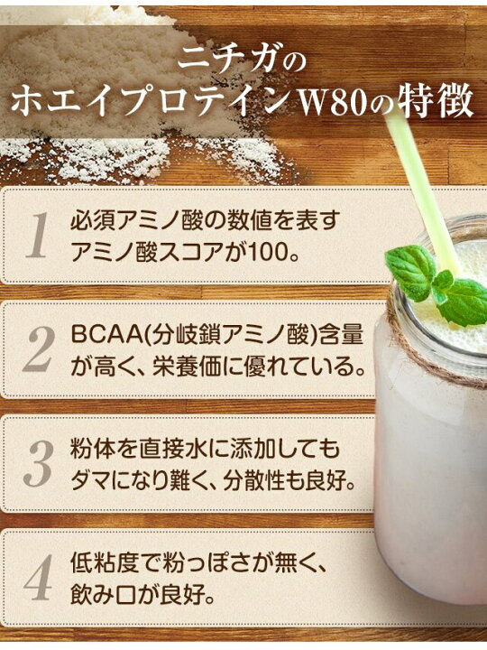 楽天市場】ホエイプロテインW80 プレーン 1kg×3袋 【送料無料】 甘味 