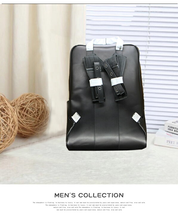 楽天市場】綺麗なイントレチャート 本革 バックパック シンプル  