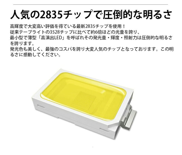 楽天市場】最先端320°発光ネオンled ledテープ 10m ledテープライト 