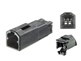 ●TE製040型2極マルチロックMコネクタ黒色のみ（端子別）/2P040-AMP-M-tr