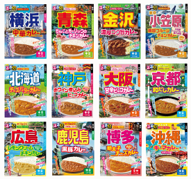 新着 ハチ食品 JTBトラベルるるぶ雑誌パッケージの 全国ご当地 レトルトカレー 8種8個セット 関東圏送料無料
