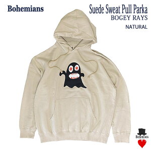 BOGEY RAYS SUEDE PULL PARKA NATURAL �{�M�[���C�Y �X�G�[�h �X�E�F�b�g �v���p�[�J�[ �i�`������ BOHEMIANS �{�w�~�A���Y ���{��