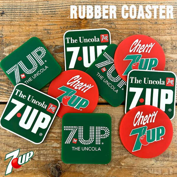 楽天市場】7UP RUBBER COASTER 7アップ ラバーコースター 全3種類 