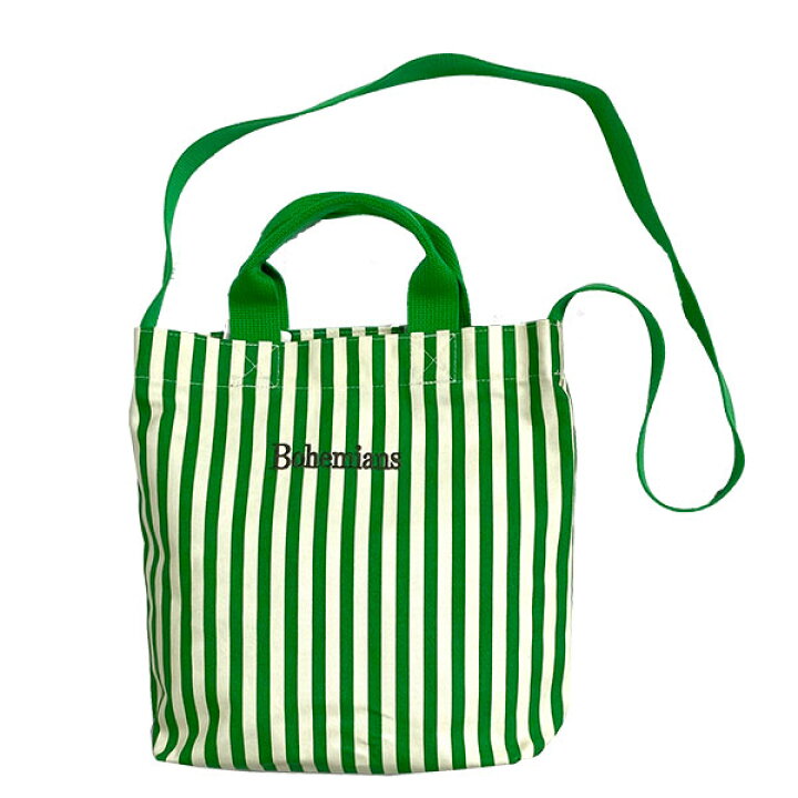 楽天市場】STRIPE TOTE SHOULDER BAG M Green ストライプ トート 
