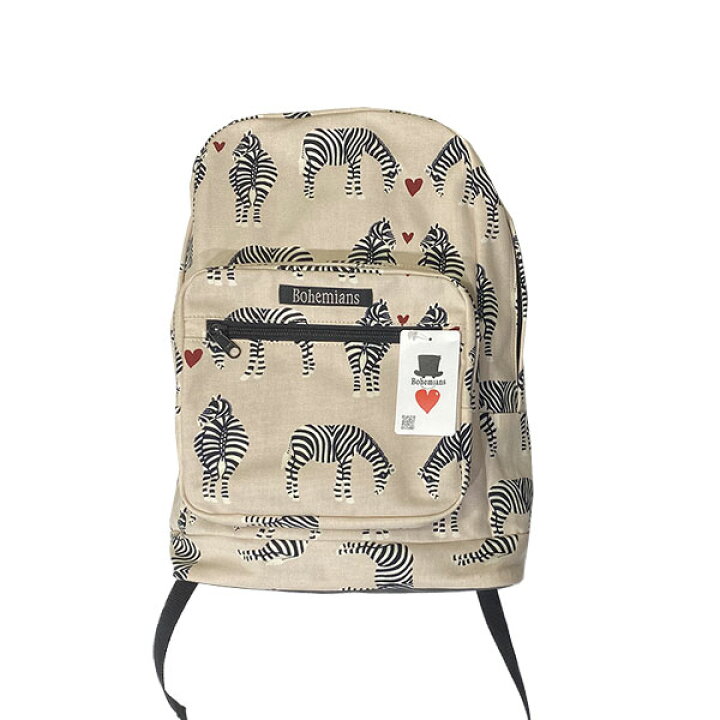 楽天市場】SMALL LOVE ZEBRA BACK PACK リュックサック BOHEMIANS 