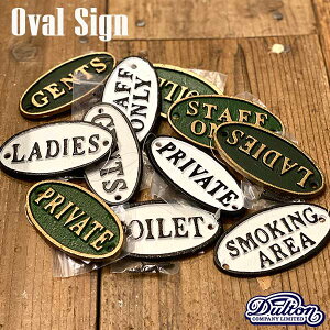 IRON OVAL SIGN �A�C�A�� �I�[�o���T�C�� �Ŕ� �A���e�B�[�N���H DULTON �_���g��