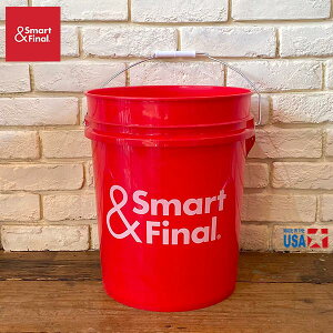 Smart��Final 5Gal Bucket �X�}�[�g & �t�@�C�i�� 5�K���� �o�P�c made in USA �K���[�W