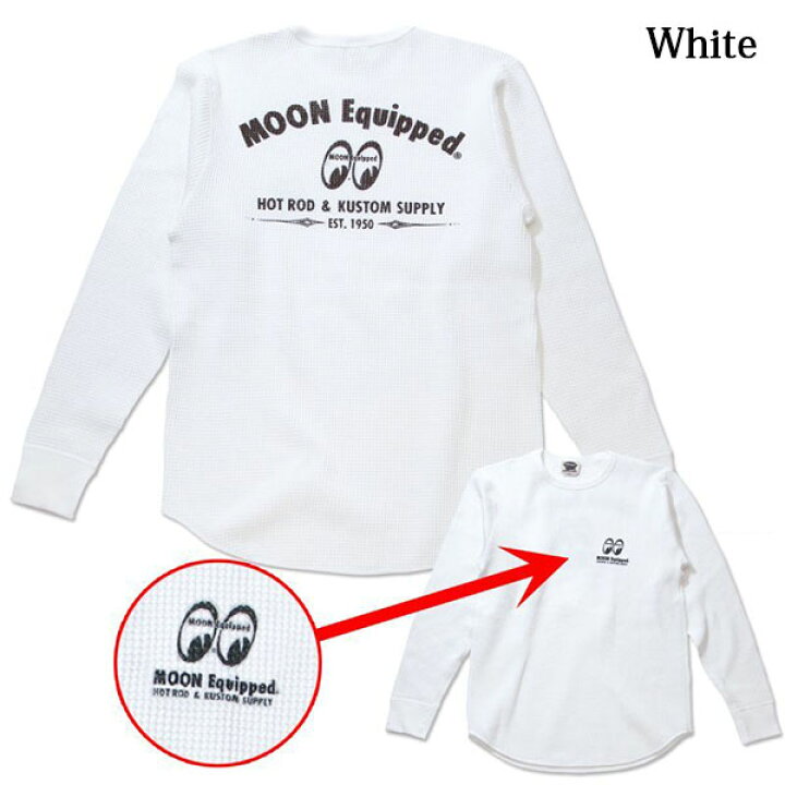 楽天市場】MOON Equipped est.1950 Thermal Long Sleeve T-shirt 全3色 