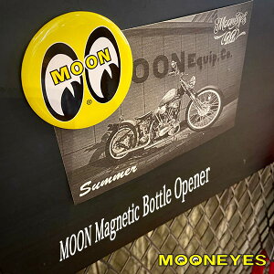 MOON Magnetic Bottle Opener [ }OleBbN {g I[vi[ 𔲂  }Olbg AC{[ MOONEYES [ACY