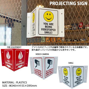 PROJECTING SIGN �v���W�F�N�g�T�C�� �v���X�`�b�N�� �S3�� �X�� �I�t�B�X �T�C���v���[�g �K���[�W ���� �Ŕ� �A�����J