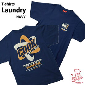 Cookman T-shirts Laundry Navy クックマン Tシャツ ランドリー ネイビー UNISEX 男女兼用 アメリカ