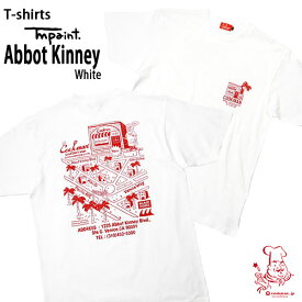 Cookman T-shirts TM Paint Abbot Kinney White クックマン Tシャツ ホワイト UNISEX 男女兼用 アメリカ