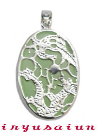 龍 鳳凰天然 翡翠 開運 風水龍鳳合金ペンダントトップファッション 新品レディースネックレスメンズネックレスLoong Dragon necklace Jade威龍彩雲