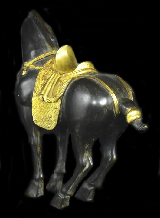 楽天市場】【送料無料】古銅 鍍金 銅流金 宝馬古美術 十二支置物希少  