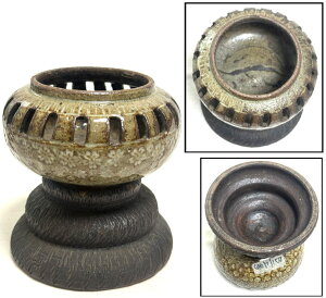 【送料無料】飴釉 古香炉 時代物古美術 ウブ品 入手困難骨董 (旧家蔵出し)威龍彩雲通販