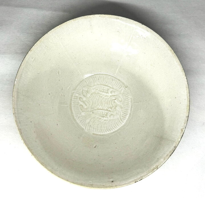 楽天市場】【送料無料】宋時代 影青釉 刻双魚草紋碗青白磁器 歴史唐物 