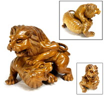 楽天市場】獅子の置物（骨董品・アンティーク｜アート・美術品・骨董品 