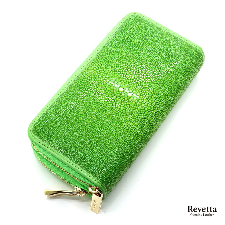 楽天市場】[Revetta]エイ革 長財布 ダブルラウンドファスナー 