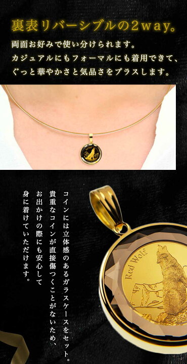 楽天市場】コインペンダント コイン ペンダント k18 トップ 18k 18金 