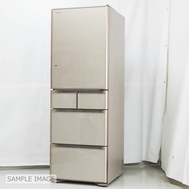 R2589) HITACHI 中古日立 真空チルド R-S5000H 5ドア冷蔵庫 501L 2018 