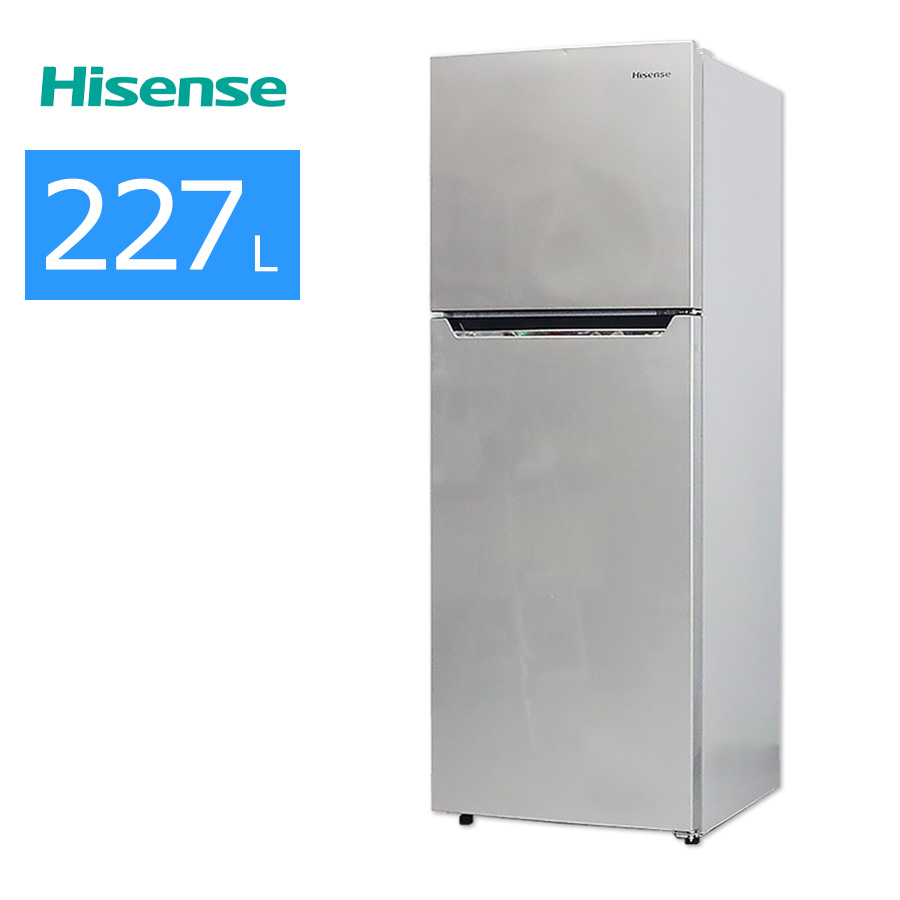 【中古/屋内搬入付き】ハイセンス 冷蔵庫 2ドア 227L HR-B2301 60日保証 右開き シルバー | かぐやインテリア 楽天市場店