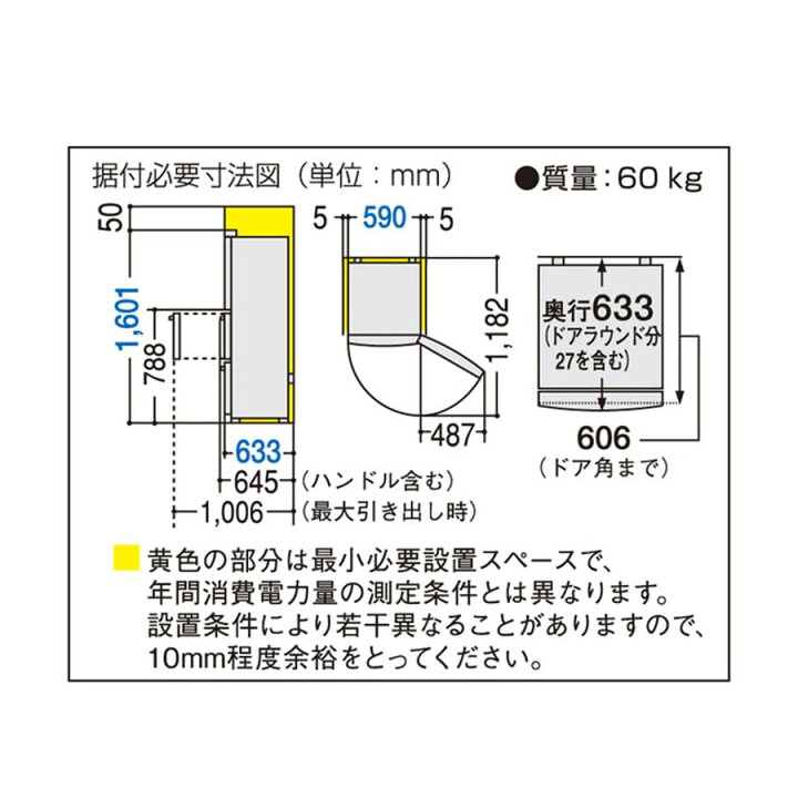 楽天市場】【中古/屋内搬入付き】パナソニック 冷蔵庫 3ドア 321L NR 