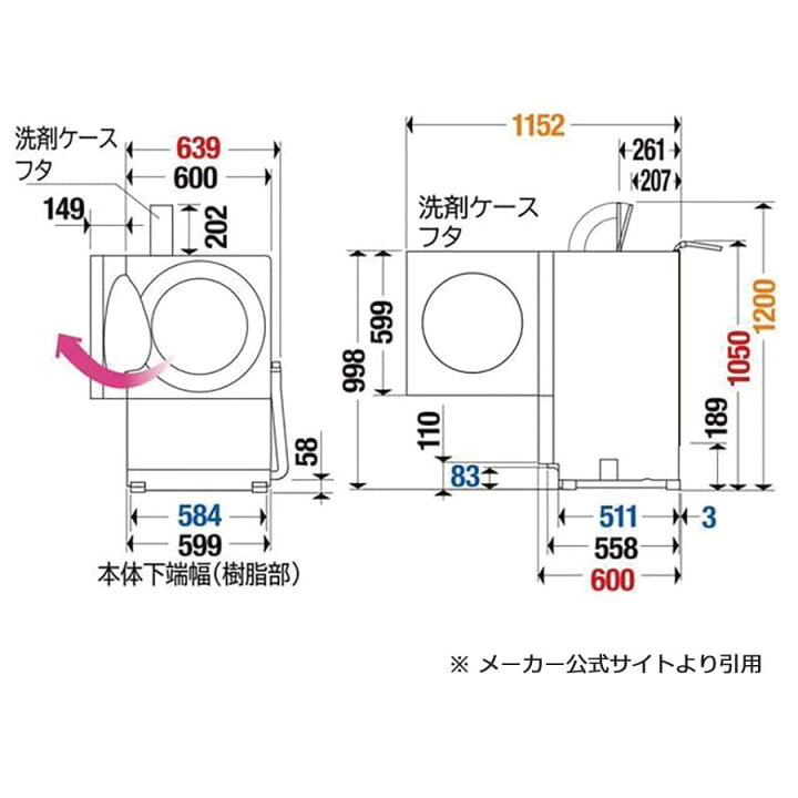 楽天市場】【中古/搬入付き/長期180日保証】 Panasonic ドラム式洗濯  