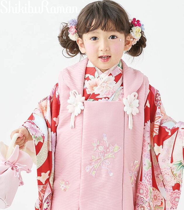 楽天市場】七五三 753 着物 3歳 女の子 被布セット 式部浪漫 ブランド 