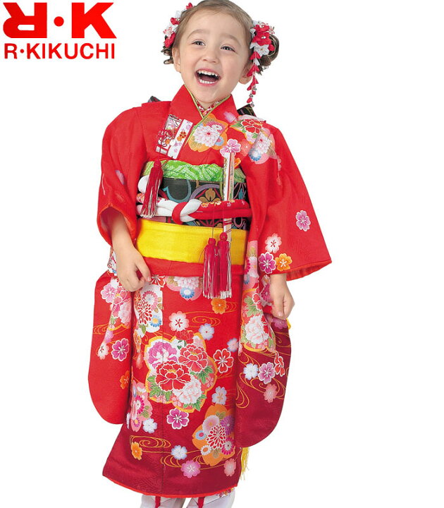 楽天市場】七五三 着物 3歳 女の子 着物フルセット RK リョウコキクチ  