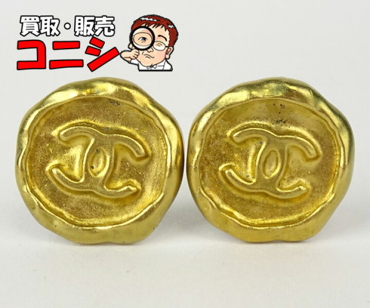 楽天市場】【神戸の質屋】【CHANEL/シャネル】イヤリング GP ゴールド 