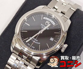 【質コニシ】【TUDOR/チューダー(チュードル)】グラマーデイデイト 56000 腕時計 メンズウォッチ 自動巻き 黒文字盤【送料込み】k3539b