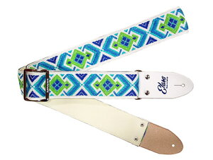 �M�^�[�X�g���b�v Elara Straps Geometric White/Sea Ultrasuede [��������!]