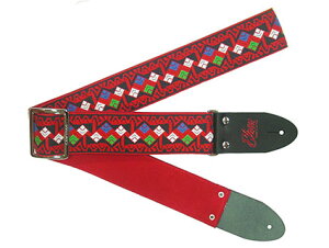 �M�^�[�X�g���b�v Elara Straps Maze Dice Red Ultrasuede [��������!]