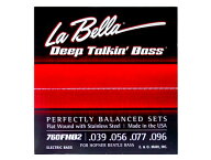 ヘフナーバイオリンベース用フラットワウンド弦 La Bella 760FHB2