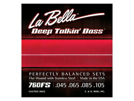 フラットワウンド弦 La Bella 760FS[送料無料!]【smtb-TK】