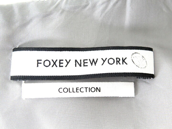 楽天市場】フォクシー FOXEY ワンピース サイズ38 S相当 グレー 美品  