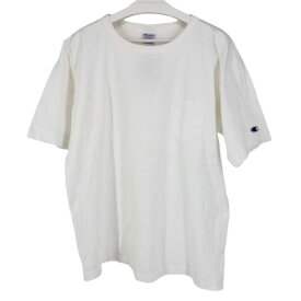 チャンピオン Champion T1011 ショートスリーブポケット 半袖Tシャツ 綿100％ XLサイズ C5 B303 ホワイト【中古】【新品同様】【美品】