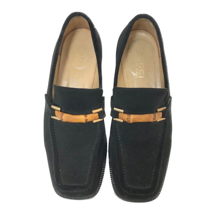 楽天市場】グッチ GUCCI ローファー バンブービット スクエア 
