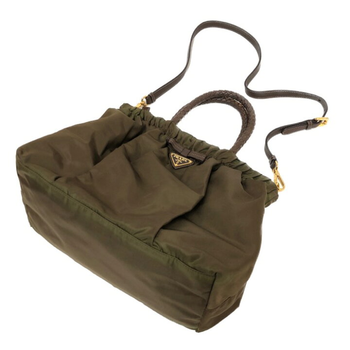 楽天市場】プラダ PRADA メッシュハンドル リボン 2wayショルダー 