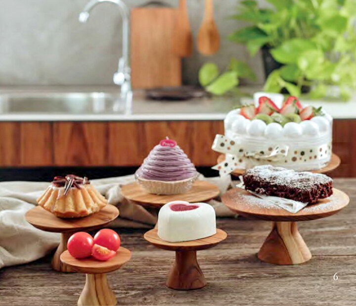 楽天市場】コンポート《φ14cmH7.5cm》チークウッド JFW-0004 木製 木  