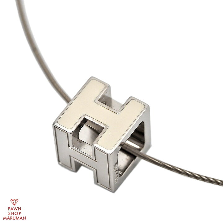 楽天市場】エルメス カージュドアッシュ Hキューブ チョーカー  